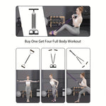 Adjustable EVA Resistance Puller – Sliding Pedal Trainer with Footrest