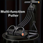 Adjustable EVA Resistance Puller – Sliding Pedal Trainer with Footrest