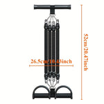 Adjustable EVA Resistance Puller – Sliding Pedal Trainer with Footrest