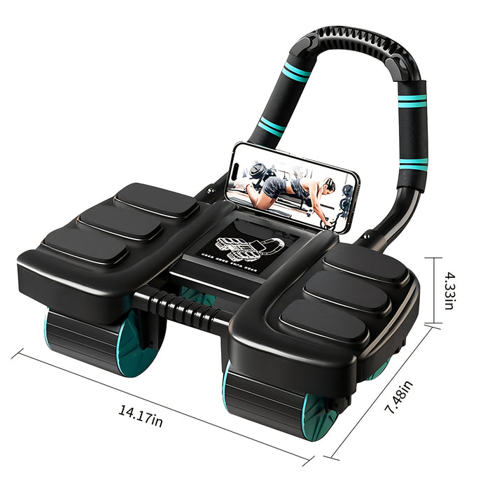 Ab Roller Wheel – Core & Full-Body Strength Trainer with Knee Pad