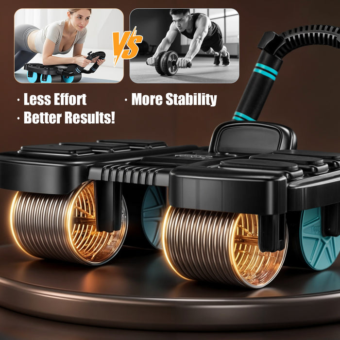 Ab Roller Wheel – Core & Full-Body Strength Trainer with Knee Pad