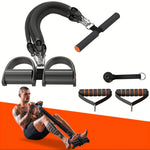 120lbs 4-Tube Pedal Puller – Multifunctional Resistance Band with Handles & Door Latch