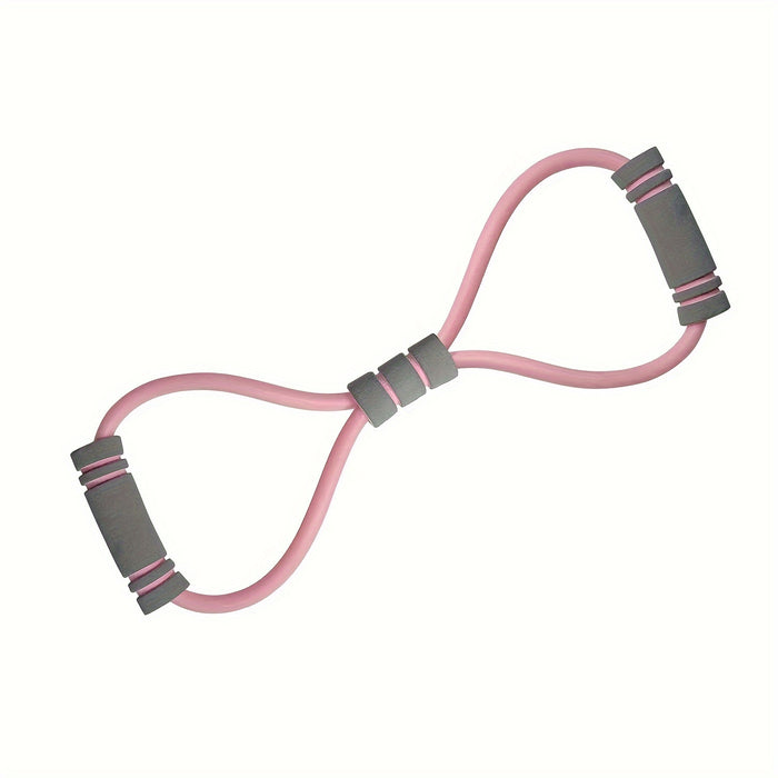 3pcs Yoga Resistance Band Set – Sit-Up Band, 8-Shape Tube & Thigh Trainer