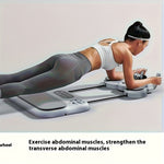 6-in-1 Abdominal Trainer – Multi-Functional Ab Board & Auto-Rebound Wheel