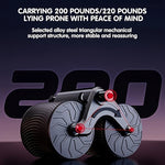 Ab Roller Wheel – Core & Full-Body Strength Trainer with Knee Pad