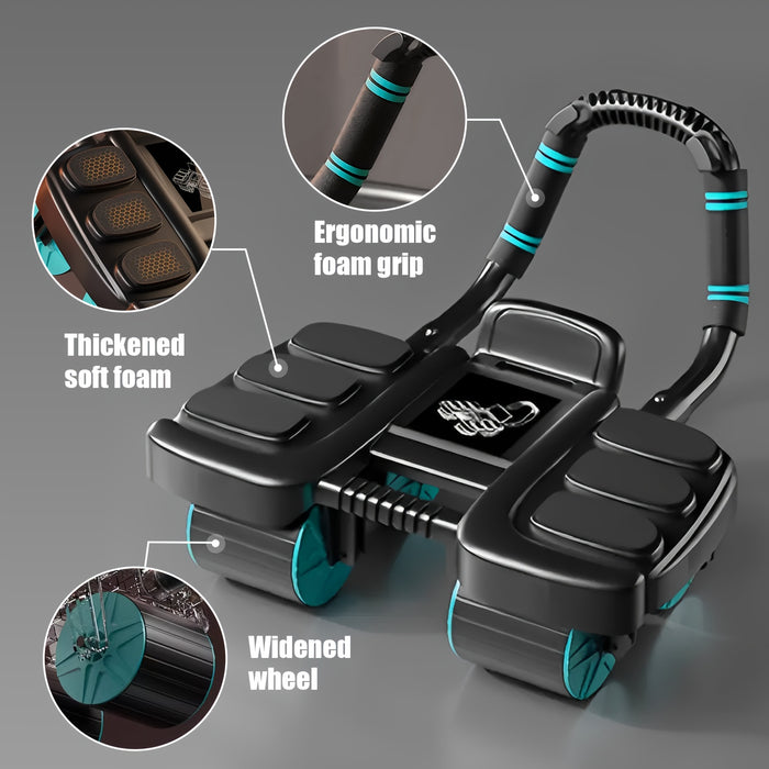 Ab Roller Wheel – Core & Full-Body Strength Trainer with Knee Pad