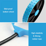 AB Wheels Roller Stretch Elastic Abdominal Resistance Pull Rope Tool Abdominal Muscle Trainer Exercise Home Fitness Equipment