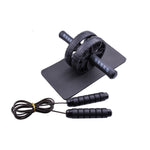 XC LOHAS Abdominal Wheel Roller With Push-ups Stands Jump Rope Ab Roller Hand Strengthener Muscle Trainer Fitness Equipment