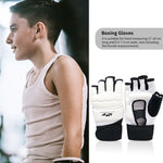 Half Finger Boxing Gloves Kids Taekwondo MMA Leather Gloves Karate Muay Thai Guante De Boxeo Free Fight Training Equipment