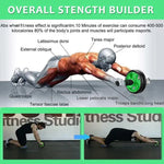 7in1 Abdominal Wheel Ab Roller Resistance Bands Push-Up Bar Jump Rope Grip Strength Exercise Home Gym Fitness Muscle Trainer