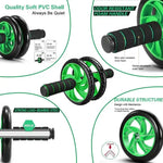 7in1 Abdominal Wheel Ab Roller Resistance Bands Push-Up Bar Jump Rope Grip Strength Exercise Home Gym Fitness Muscle Trainer