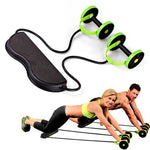 AB Wheels Roller Stretch Elastic Abdominal Resistance Pull Rope Tool Abdominal Muscle Trainer Exercise Home Fitness Equipment