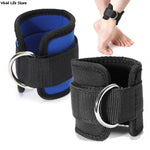 Adjustable Ankle Guard Strap D-ring Thigh Leg Pulley Gym Weight Lifting Multi Cable Attachment Fitness Protection