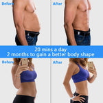 Abdominal Muscle Stimulator Toner Rechargeable Smart Abs Fitness Gear Electronic Electrostimulation Exercise Home Gym Equipment