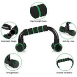 7in1 Abdominal Wheel Ab Roller Resistance Bands Push-Up Bar Jump Rope Grip Strength Exercise Home Gym Fitness Muscle Trainer