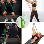 Heavy Duty Exercise Resistance Loop Set Bands Set Fitness Home Yoga Gym Pull Up Rope Resistance Bands