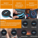 Abdominal Muscle Stimulator Toner Rechargeable Smart Abs Fitness Gear Electronic Electrostimulation Exercise Home Gym Equipment