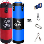 Punch Sandbag Durable Boxing Heavy Punch Bag With Metal Chain Hook Carabiner Fitness Training Hook Kick Fight Karate Taekwondo