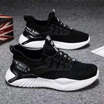 Sneakers Men Lightweight Mesh Breathable Shoes Male Soft Sole Lace-up Walking Shoes Fashion Sports Running Footwear Gym Fitness