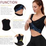 Body Shaper Set Sweat Sauna Vest Thermo Slimming Pants Fitness Belt Tummy Control Waist Trainer Shapewear Workout Band Tank Top