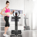 Vertical Abdomen Machine Handrail Abdominal Roller Coaster Indoor Fitness Muscle Training Device Adjustable Abdominal Trainer