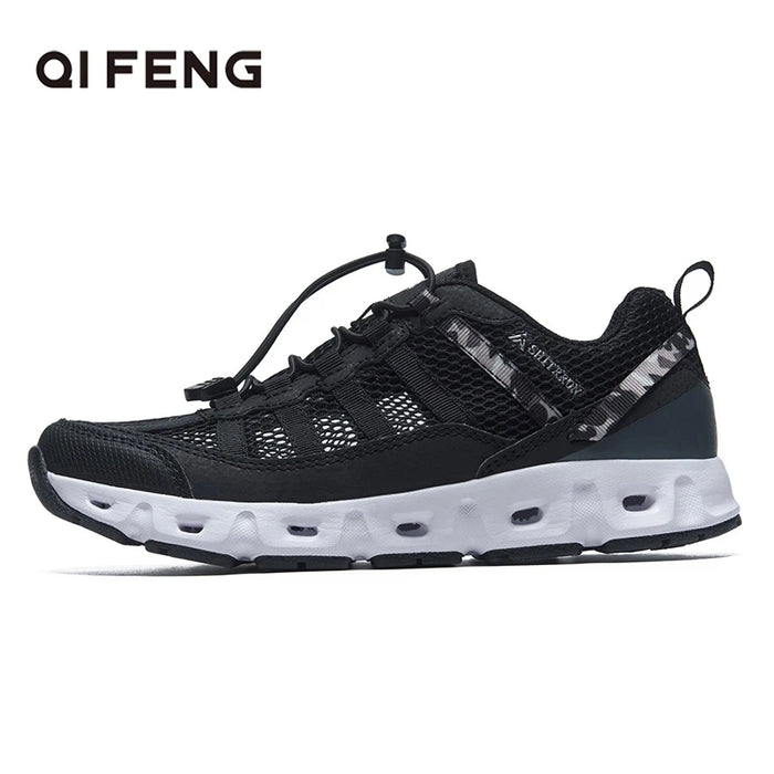 2025 Summer Sneakers Men Outdoor Beach Shoes Women Aqua Travelling Breathable Light Hiking Shoes Water Sports Training Footwear