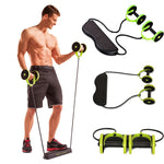AB Wheels Roller Stretch Elastic Abdominal Resistance Pull Rope Tool Abdominal Muscle Trainer Exercise Home Fitness Equipment