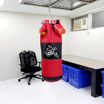 Fitness Sandbag Gym Home Hanging Boxing Bag Martial Arts Fight Karate Punch Muay Training Empty-Heavy Sand Bag Boxing Gloves