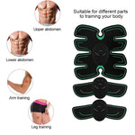 ABS Wireless Muscle Stimulator Trainer Smart Fitness Abdominal Training Electric Weight Loss Stickers Body Slimming Belt