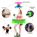 AB Wheels Roller Stretch Elastic Abdominal Resistance Pull Rope Tool Abdominal Muscle Trainer Exercise Home Fitness Equipment
