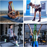 Resistance Band 208cm Long Exercise Bands for Sports Pull Up Yoga Stretch Expander Loop Fitness Tape Training Elastic Rubber Gum