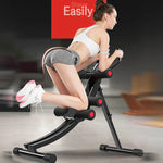 Vertical Abdomen Machine Handrail Abdominal Roller Coaster Indoor Fitness Muscle Training Device Adjustable Abdominal Trainer