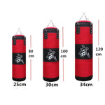 Punch Sandbag Durable Boxing Heavy Punch Bag With Metal Chain Hook Carabiner Fitness Training Hook Kick Fight Karate Taekwondo