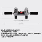 New Fitness Wheel Belly Wheel Men and Women Home Weight Loss Big Wheel Anti-skid Abdominal Muscles Belly Abdomnal Wheel