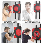 Boxing Punch Target PU Leather Boxing Training Sandbag Adjustable Height Punching Bag Wall Punching Pad for Fitness Taekwondo