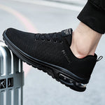 Black Comfortable Sports Shoes for Men Size 47 Atmospheric Air Cushion For Walk Shoes Sneakers Casual Running Shoes Footwear