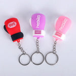 Wholesale Mini Boxing Gloves KeyChain Punching Sandbag Muay Thai Kicking MMA Taekwondo Targets Key Ring Kids Gloves Ornaments