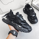 2022 Platform Men Shoes Fashion Clunky Sneakers Men Casual Shoes Breathable Sports Dad Shoes Male Fitness Footwear