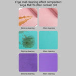 Yoga Mat Foam Cleaner 200ml All Purpose Sports Mat Cleaning Spray Odor Fighter Gym Equipment Cleaner for Exercise Workout Mats