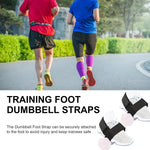Dumbbell Foot Strap Leg Weight Strap For Tibialis Foot Trainer Portable Weight Dumbbell Foot Strap Ankle Weights Strap For