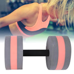 1pc Foam Floating Dumbbell for Pool Water Workouts - Swim Fitness Barbell Weight with Automatic Float