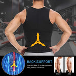 Tank Trainer Shirt Men Fat Sauna Vest Waist Sweat Workout Shaper Body Burner Tops Undershirt Shapewear Slimming Compression