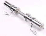 50mm Dumbbell Handle 2 Inch Solid Dumbbell Bar Home Gym Fitness Weight Lifting Workout Barbell Rod Arm Building Equipment