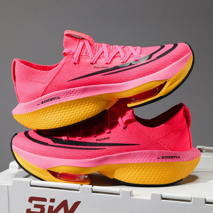 High Quality Marathon Men Sports Running Shoes Air Cushion Breathable Lightweight Comfortable Women Athletic Training Footwear