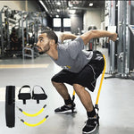 Basketball Jumping Training Equipment Leg Muscle Strength Tensioner Spring Pull Rope Latex Fitness Equipment