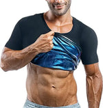 Slimming Waist Trainer Compression Body Men's Shirt Shapewear Sauna Shaper Enhancing Top Vest Tank Sweat Workout