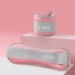 1 Pair 0.5KG Weight-bearing Sandbag for Wrist and Ankle Portable Fitness Strength Running Yoga Exercise Dancing Weight Load