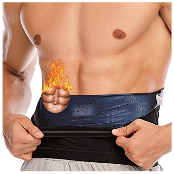 Men Waist Trainer Sauna Vest Sweat Body Shaper Slimming Polymer Weight Loss Zipper Tank Top Premium Workout Waist Cincher Belt