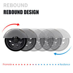 AB Roller Sport Abdominal Wheel Exercise Equipment Workout Muscle Trainer Weight Barbell Push-Up Roller Nonoise Home Gym Fitness