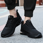 Black Comfortable Sports Shoes for Men Size 47 Atmospheric Air Cushion For Walk Shoes Sneakers Casual Running Shoes Footwear